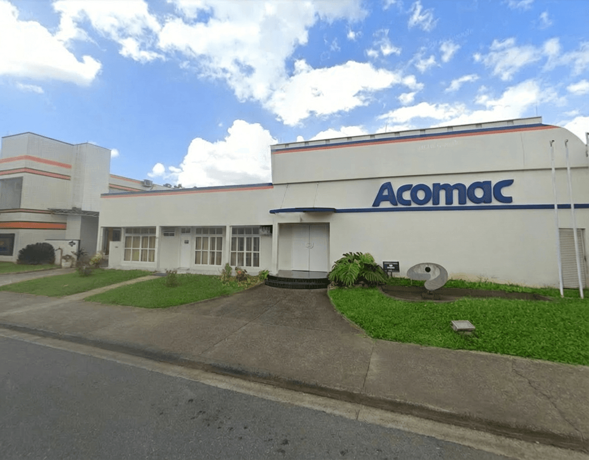 Fachada da sede da ACOMAC Joinville